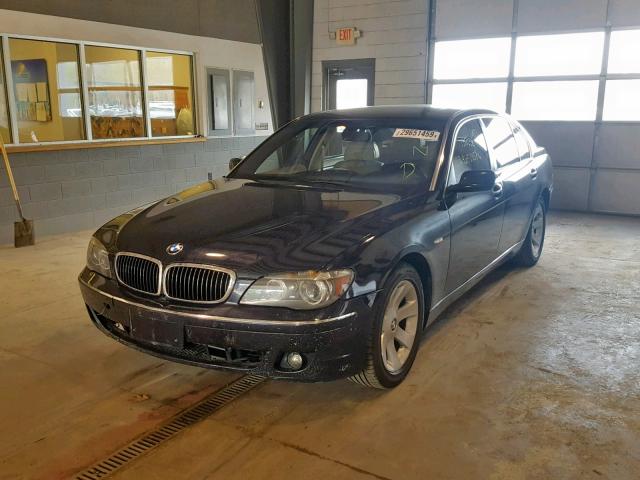 WBAHN83598DT81083 - 2008 BMW 750 LI BLUE photo 2