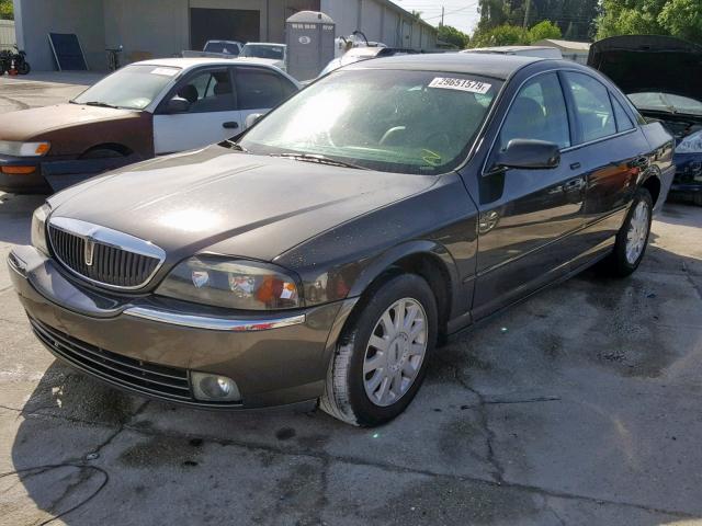 1LNHM86S15Y633853 - 2005 LINCOLN LS BROWN photo 2