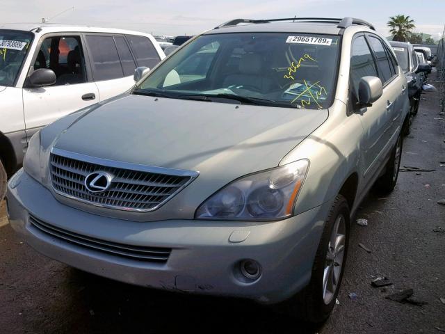 JTJGW31U282006430 - 2008 LEXUS RX 400H BEIGE photo 2