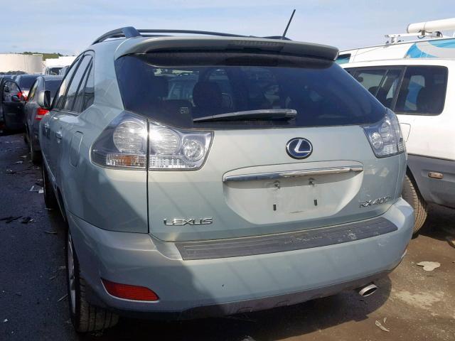 JTJGW31U282006430 - 2008 LEXUS RX 400H BEIGE photo 3