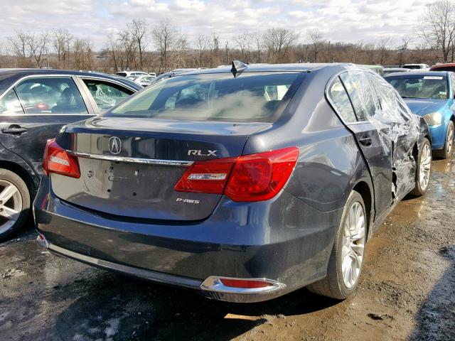 JH4KC1F52EC007223 - 2014 ACURA RLX TECH CHARCOAL photo 4