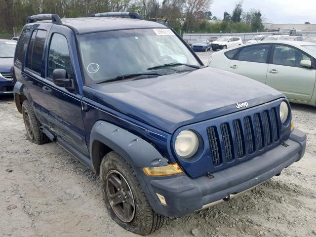 1J4GK38K75W560113 - 2005 JEEP LIBERTY RE BLUE photo 1