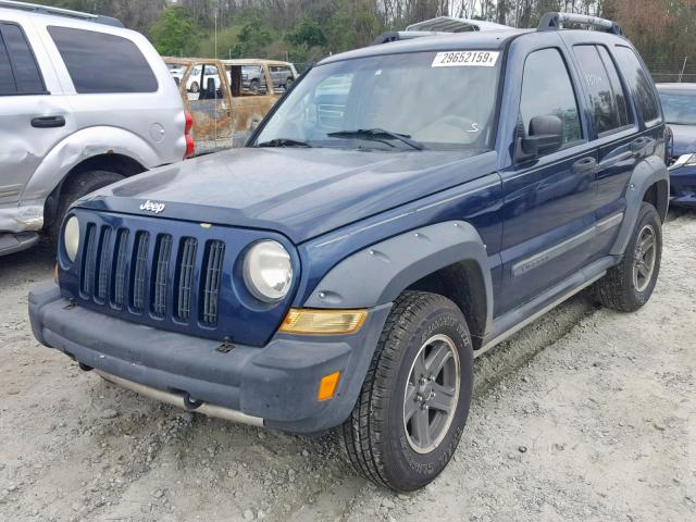 1J4GK38K75W560113 - 2005 JEEP LIBERTY RE BLUE photo 2