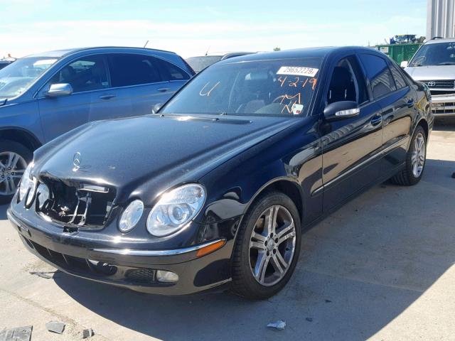 WDBUF56J06A939664 - 2006 MERCEDES-BENZ E 350 BLACK photo 2