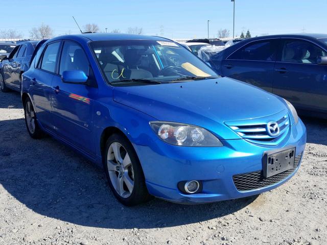 JM1BK143751302609 - 2005 MAZDA 3 HATCHBAC BLUE photo 1