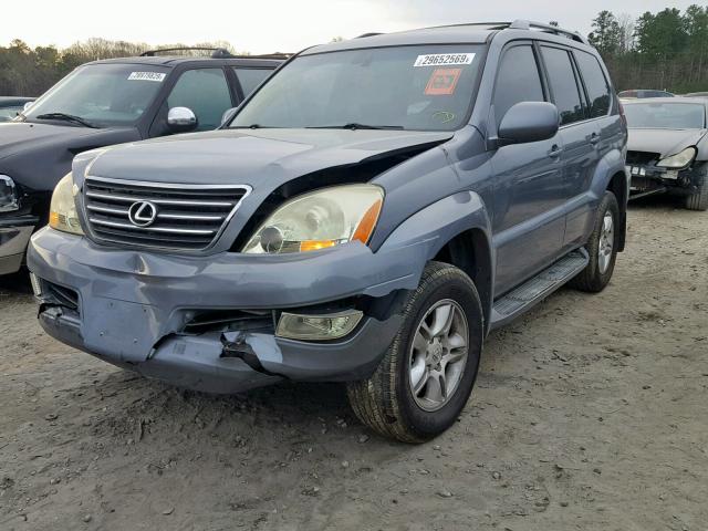 JTJBT20X140045623 - 2004 LEXUS GX 470 BLUE photo 2