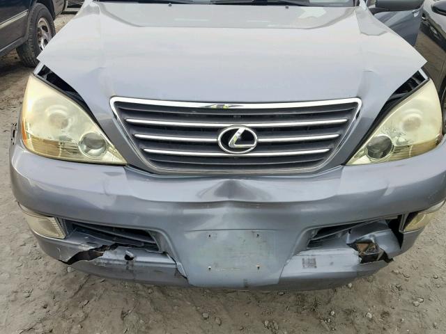 JTJBT20X140045623 - 2004 LEXUS GX 470 BLUE photo 7