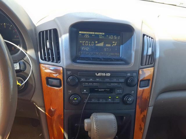 JT6HF10U3Y0121456 - 2000 LEXUS RX 300  photo 9