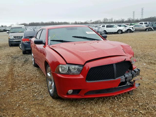 2C3CDXHG9CH164525 - 2012 DODGE CHARGER SX RED photo 1