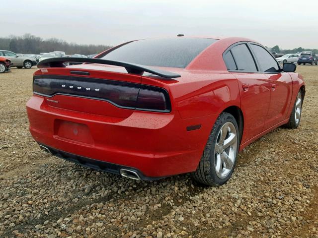 2C3CDXHG9CH164525 - 2012 DODGE CHARGER SX RED photo 4