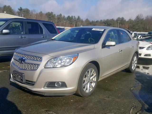 1G11H5SA8DF328634 - 2013 CHEVROLET MALIBU LTZ BEIGE photo 2