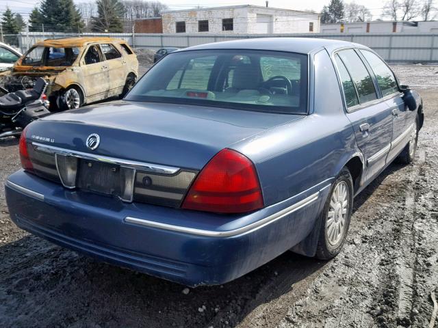 2MEFM75V97X622859 - 2007 MERCURY GRAND MARQ BLUE photo 4