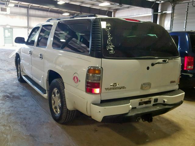 1GKFK66U24J228751 - 2004 GMC YUKON XL D WHITE photo 3