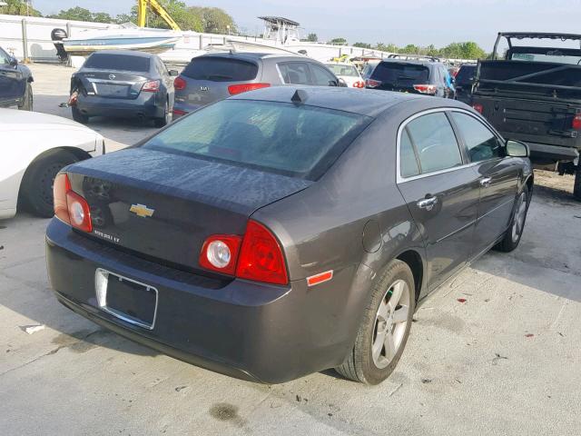 1G1ZC5E06CF247960 - 2012 CHEVROLET MALIBU 1LT ნაცრისფერი ფოტო 4