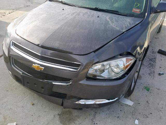 1G1ZC5E06CF247960 - 2012 CHEVROLET MALIBU 1LT ნაცრისფერი ფოტო 9