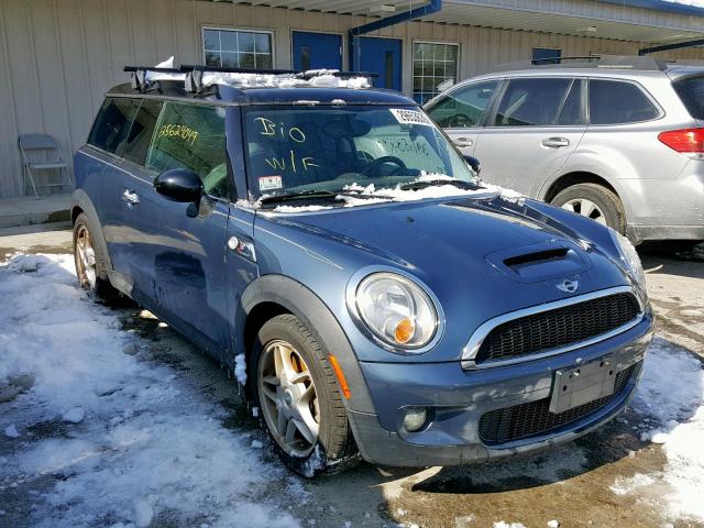 WMWMM33519TP74992 - 2009 MINI COOPER S C BLUE photo 1