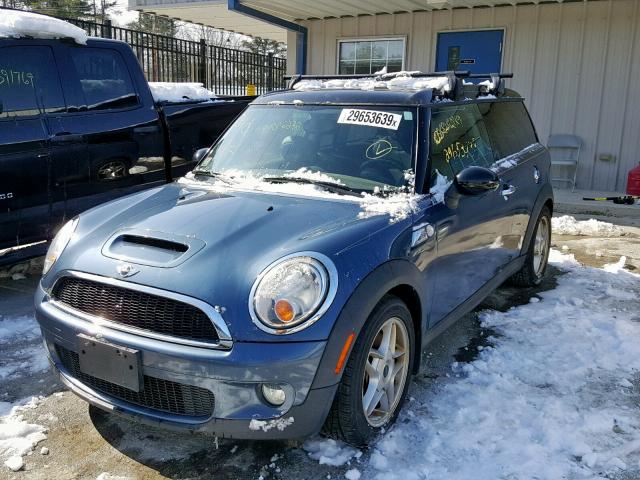 WMWMM33519TP74992 - 2009 MINI COOPER S C BLUE photo 2