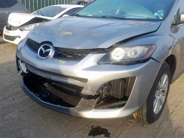 JM3ER2BM0B0363691 - 2011 MAZDA CX-7 GRAY photo 9