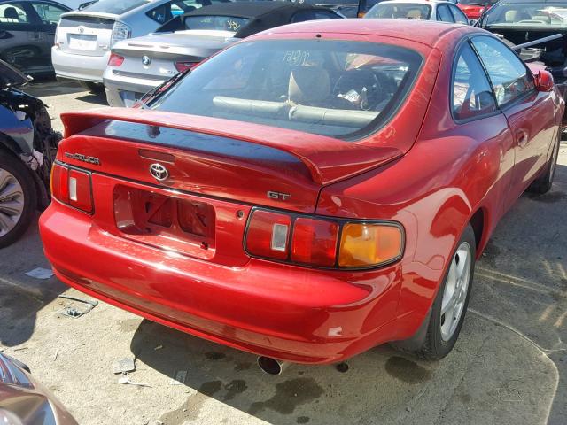 JT2ST07N7R0013898 - 1994 TOYOTA CELICA GT RED photo 4