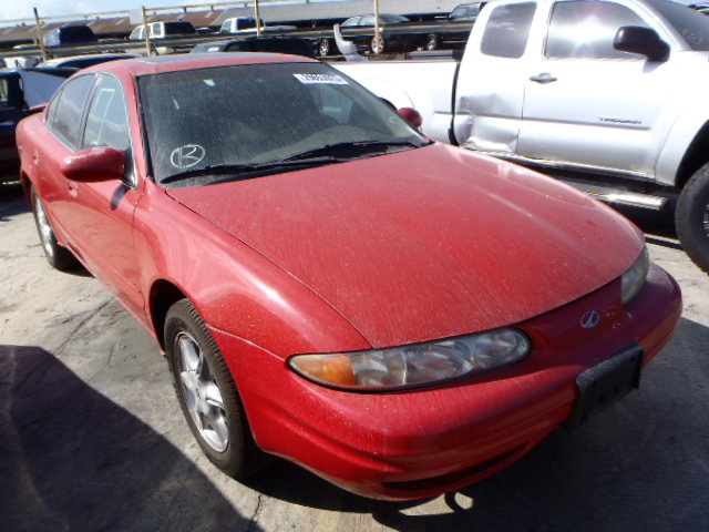 1G3NF52E7XC428330 - 1999 OLDSMOBILE ALERO GLS RED photo 1