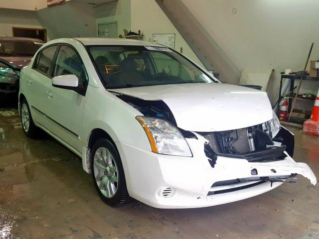 3N1AB6AP7CL756559 - 2012 NISSAN SENTRA 2.0 WHITE photo 1