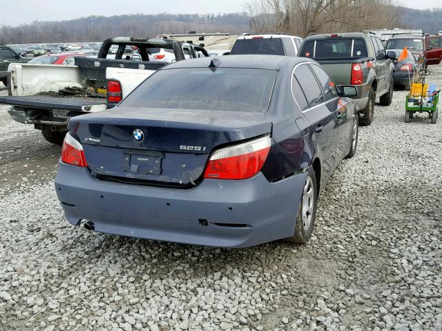 WBANA53544B850454 - 2004 BMW 525 I BLUE photo 4