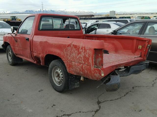 JT4RN81AXP5167283 - 1993 TOYOTA PICKUP 1/2 RED photo 3