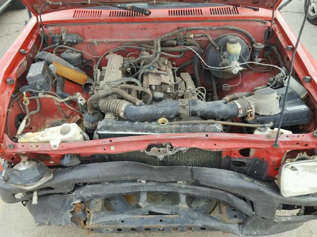 JT4RN81AXP5167283 - 1993 TOYOTA PICKUP 1/2 RED photo 7