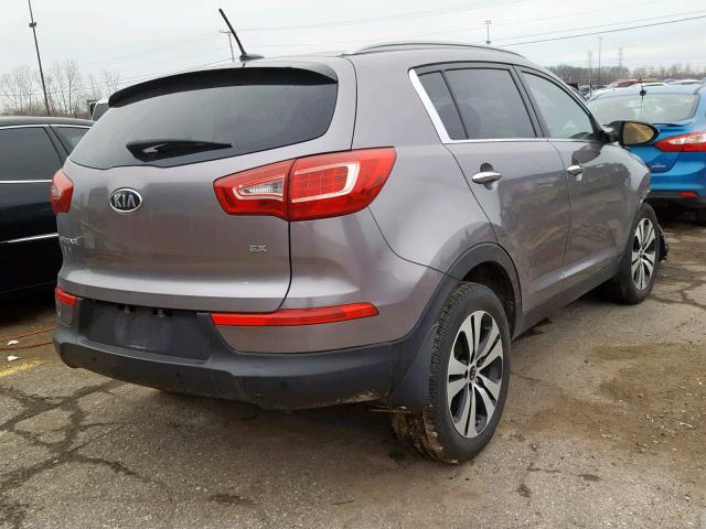 KNDPC3A26C7193029 - 2012 KIA SPORTAGE E GRAY photo 4