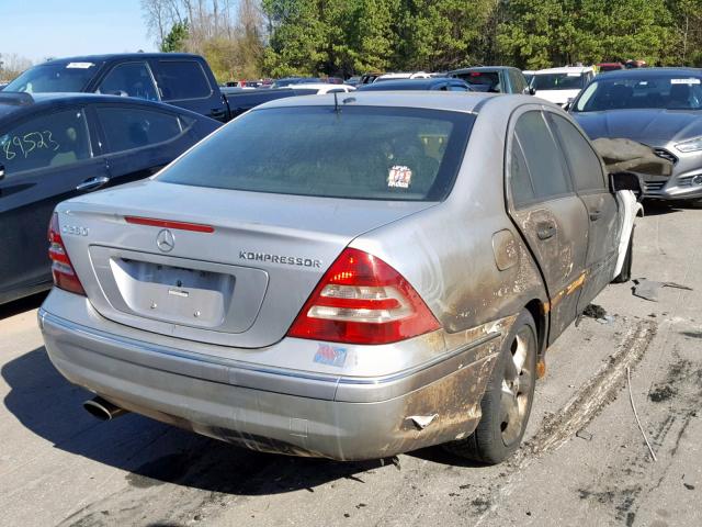 WDBRF40J65F669608 - 2005 MERCEDES-BENZ C 230K SPO BURN photo 4