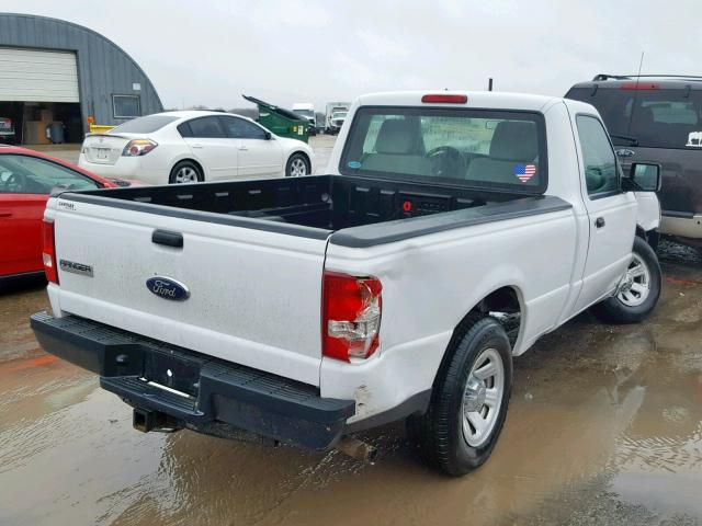 1FTKR1AD1BPB00141 - 2011 FORD RANGER WHITE photo 4