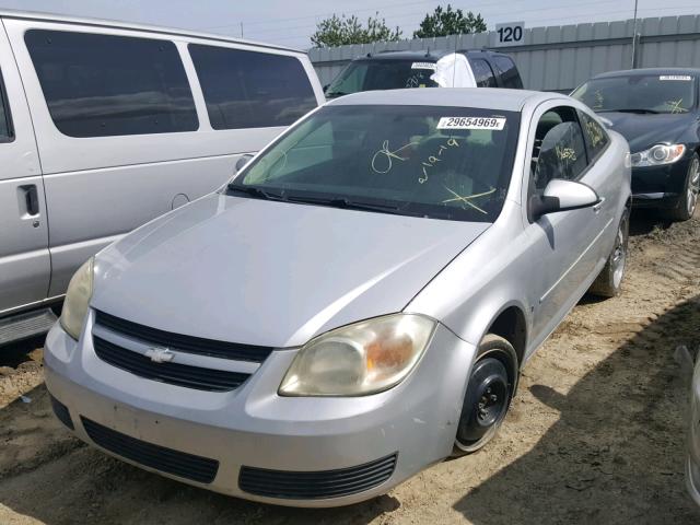 1G1AL15F977109260 - 2007 CHEVROLET COBALT LT SILVER photo 2