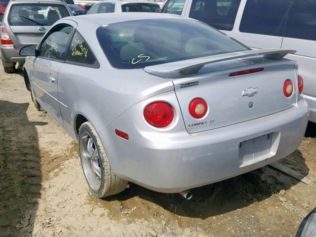 1G1AL15F977109260 - 2007 CHEVROLET COBALT LT SILVER photo 3