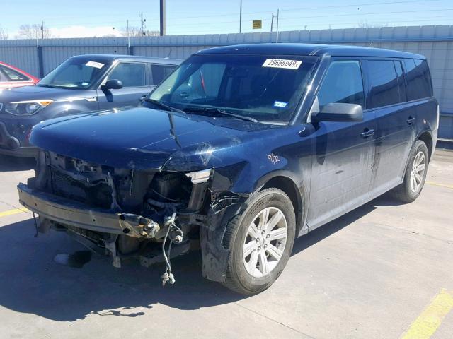 2FMDK51C59BA07146 - 2009 FORD FLEX SE BLACK photo 2