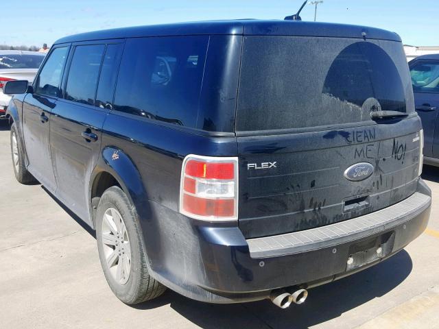 2FMDK51C59BA07146 - 2009 FORD FLEX SE BLACK photo 3