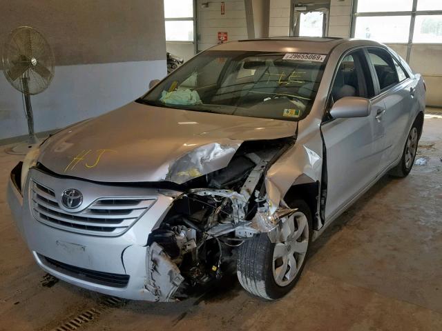 4T1BE46K47U505421 - 2007 TOYOTA CAMRY NEW SILVER photo 2