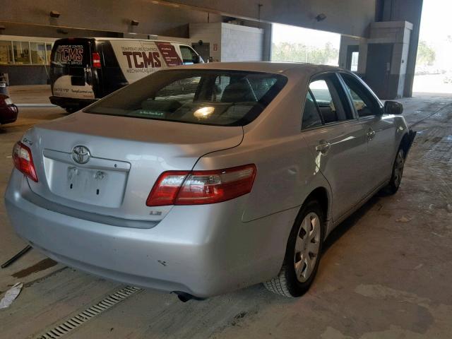 4T1BE46K47U505421 - 2007 TOYOTA CAMRY NEW SILVER photo 4