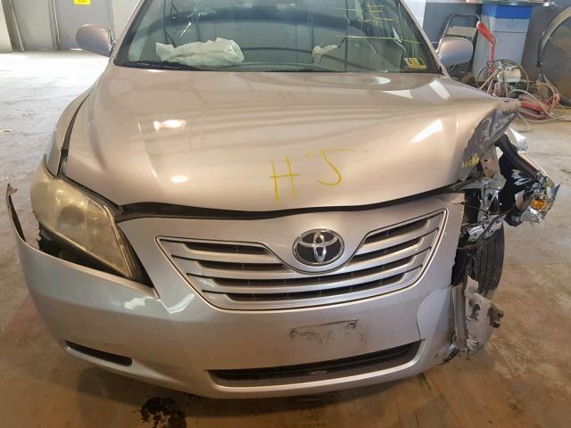 4T1BE46K47U505421 - 2007 TOYOTA CAMRY NEW SILVER photo 7