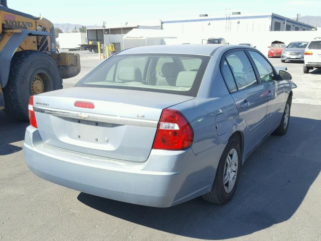 1G1ZS58F97F208529 - 2007 CHEVROLET MALIBU LS BLUE photo 4