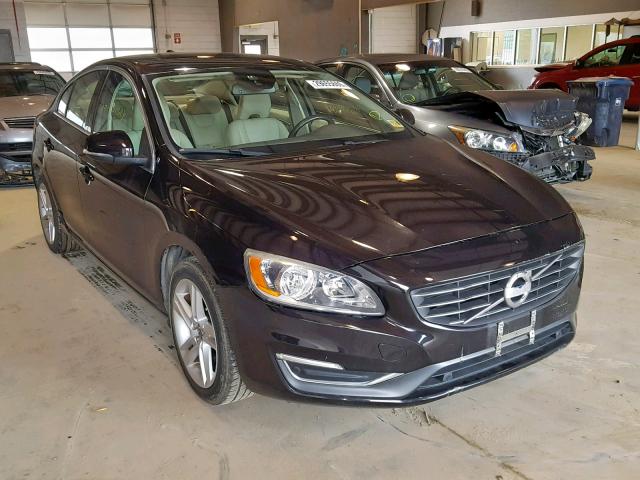 YV140MFC1F1307989 - 2015 VOLVO S60 PREMIE BLACK photo 1