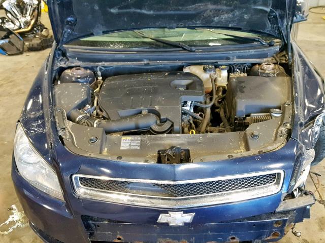 1G1ZC5E14BF259189 - 2011 CHEVROLET MALIBU 1LT ლურჯი ფოტო 7