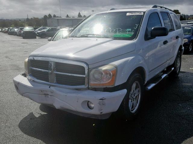 1D4HD58256F112392 - 2006 DODGE DURANGO LI WHITE photo 2