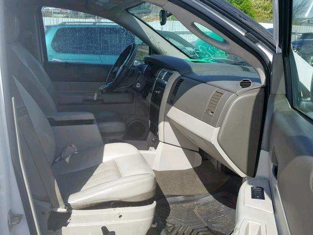 1D4HD58256F112392 - 2006 DODGE DURANGO LI WHITE photo 5