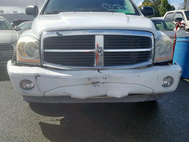 1D4HD58256F112392 - 2006 DODGE DURANGO LI WHITE photo 9