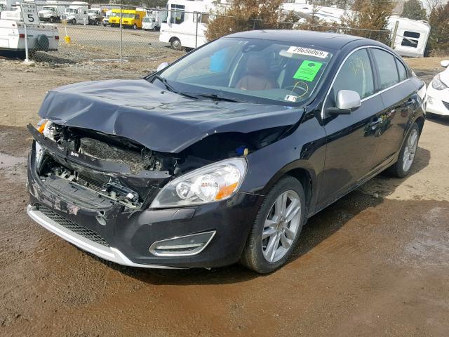 YV1612FS1D2185496 - 2013 VOLVO S60 T5 BLACK photo 2