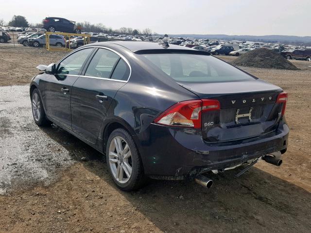 YV1612FS1D2185496 - 2013 VOLVO S60 T5 BLACK photo 3