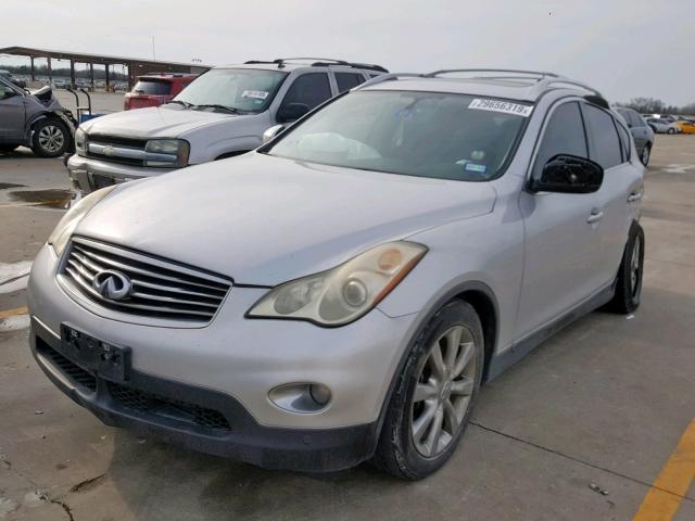 JNKAJ09E68M306770 - 2008 INFINITI EX35 BASE SILVER photo 2