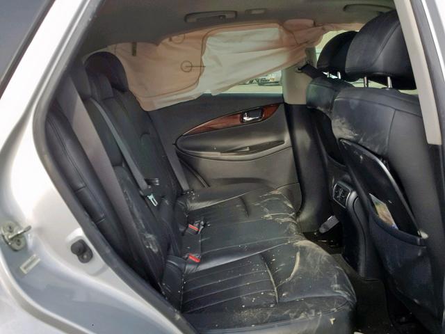 JNKAJ09E68M306770 - 2008 INFINITI EX35 BASE SILVER photo 6
