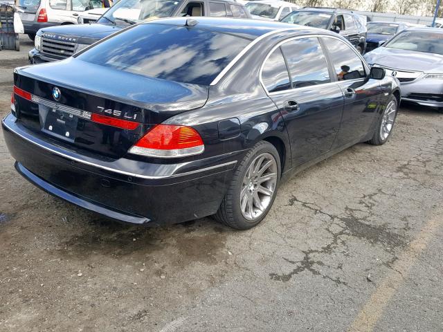 WBAGN63483DR13410 - 2003 BMW 745 LI BLACK photo 4