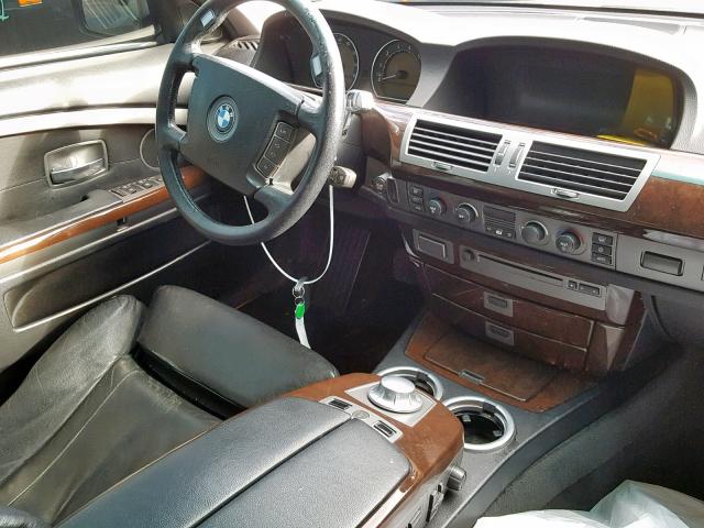 WBAGN63483DR13410 - 2003 BMW 745 LI BLACK photo 9